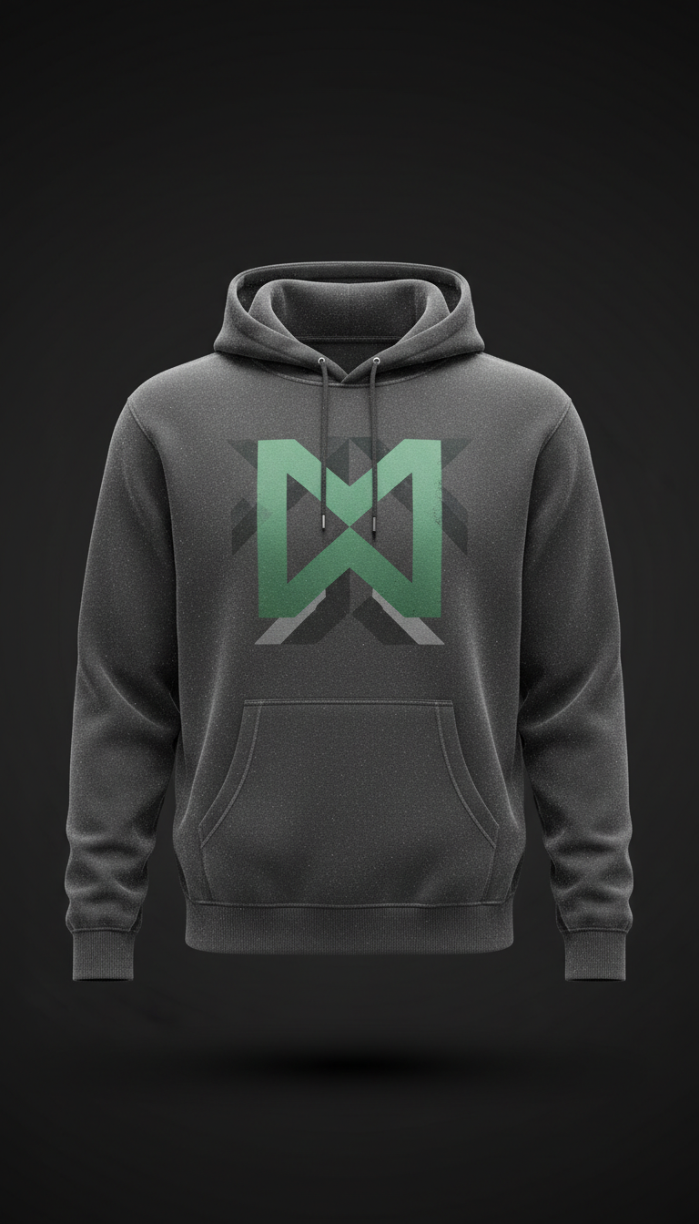 Graphic Hoodie With Internet Slogan
